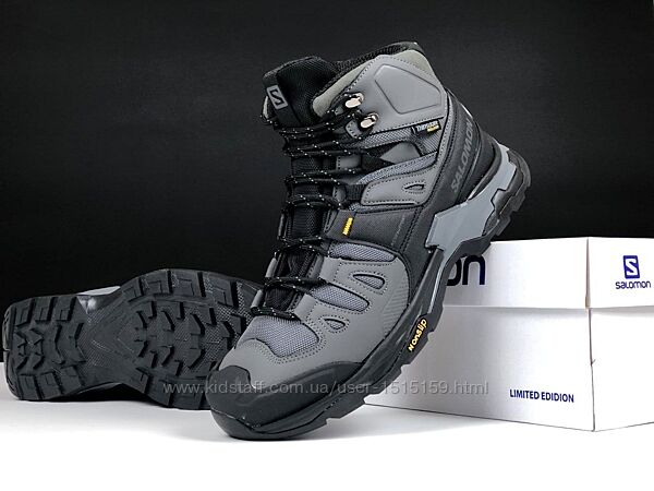 p.43  Salomon X Ultra 4 Mid Wide GTX сіро/чорні зима  KS 12434