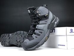 p.43-45   Salomon X Ultra 4 Mid Wide GTX сірі зима  KS 12436