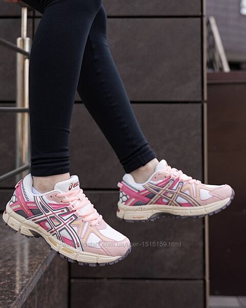 p.37  Asics Gel Kahana 8 White Pink  AS010