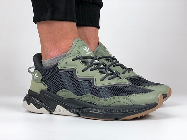 p.41,42,45 Adidas Ozweego хакі/чорні KS 12472