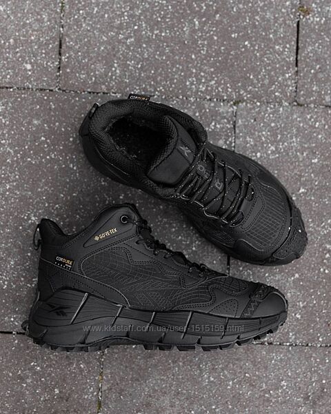 p.41,43,44  Reebok Zig Kinetica 2.5 Edge High Black RB037