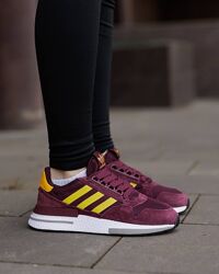 p.36-41 Adidas ZX 500 Burgundy Yellow White  AD105