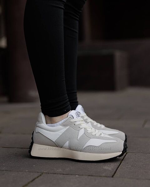 p.38, 39  New Balance 327 Grey White NB132 