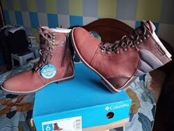 Columbia оригинал 37 ст. 23 см. новые кожаные ботинки