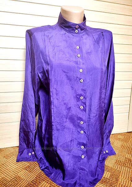 шелковая блуза рубашка из шелка lady godiva / 38eur - наш 42-44рр