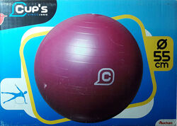 Мяч для фитнеса 55 см, цвет розовый, вес 700 г,