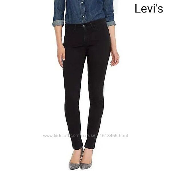 Женские джинсы Levi&acutes 20189 Revel Demi Skinny Slim Stretch Black Jeans 