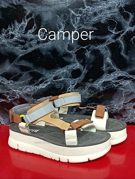 Кожаные женские сандалии Camper Oruga Up Оригинал