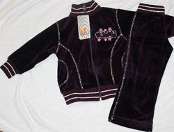 Спортивный костюм велюр Польша ТМ Revaj. Рост 92