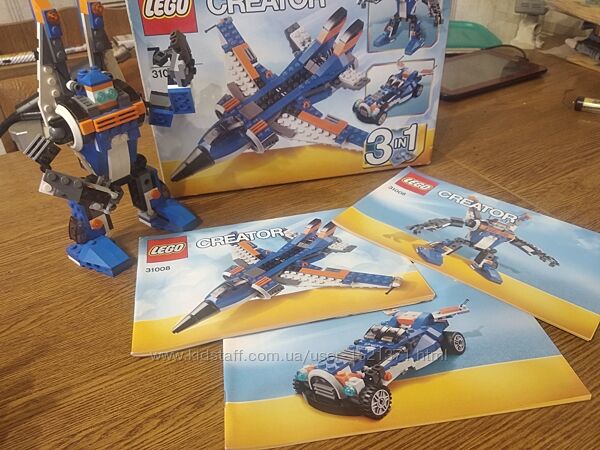 Продам Lego 31008 Thunder Wings 3 в 1 оригинал