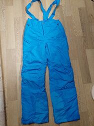 полукомбинезон лыжный зимние теплые штаны на р 158-164  