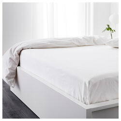 Простынь на резинке на двухспальную кровать ИКЕА Dvala ДВАЛА арт 201.499.86