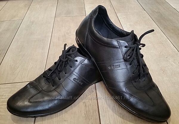 Кожаные мужские туфли GOEX кроссовки. Размер 48, 31 см