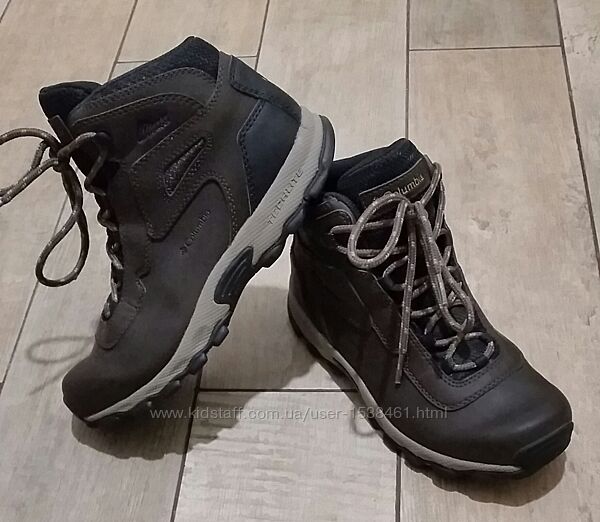 Кожаные waterproof ботинки Columbia Newton Ridge Trail. Размер 38, 24.5 см.