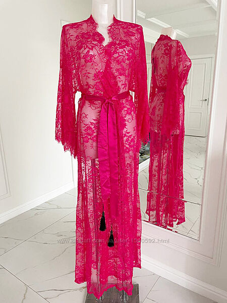 Гіпюровий халат Dolce&Gabbana