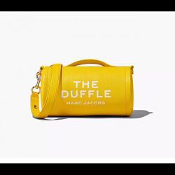 Жовта шкіряна сумка Marc Jacobs The Duffle