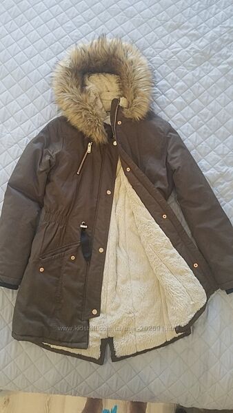 Парка тепла Next зріст 166 см, 15 років. Стан нової