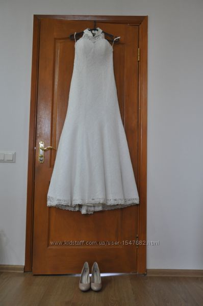 Весільня сукня , сукня на маленький зріст кольору айворі