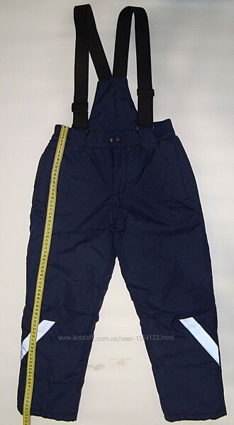 Детские зимние лыжные штаны для мальчика Fashion Wear Размер 128 см. Новые