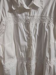 Продам рубашку -блузку р 52-54. 100  бавовна. Б/к