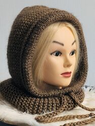 Капюшоном капор колір капучіно