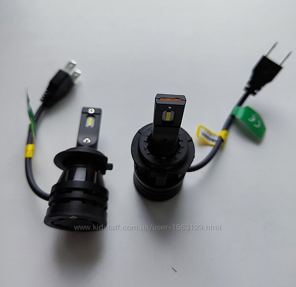 Автомобільні LED лампи цоколь H7, CSP чіпи 6000Lm 6000K компактні