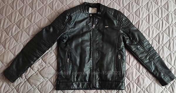 Демі куртка з шкірзаму Glo-story без недоліків 164см