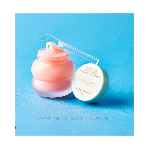 Поживна маска для губ з ефектом глазурі TOCOBO Vita Glazed Lip Mask, 20 мл