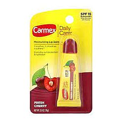 Carmex, Daily Care, зволожуючий бальзам для губ, свіжа вишня SPF 15, 10 г 