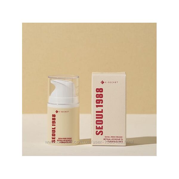 Крем з ретиналем k-secret seoul 1988 retinal liposome fermented rice cream 