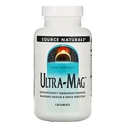 Source Naturals, Ultra-Mag, комплекс із магнієм, 120 таблеток