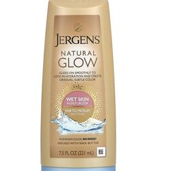 Jergens, Natural Glow, зволожуючий крем автозагар 221 мл