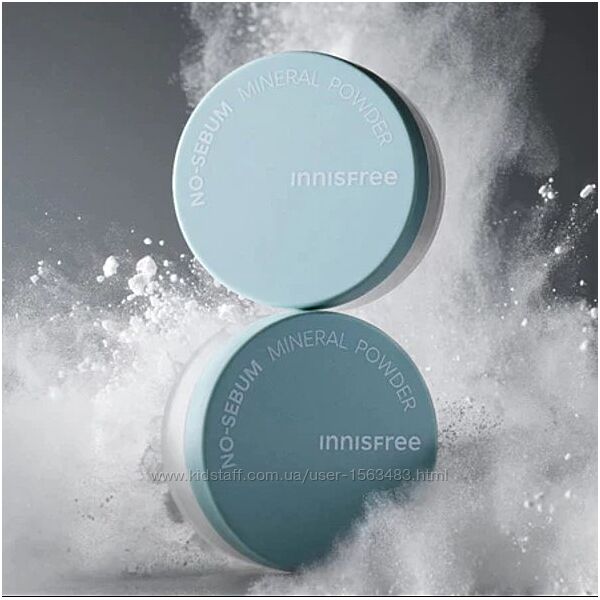 Пудра для обличчя розсипчаста матуюча безбарвна Innisfree No Sebum Mineral