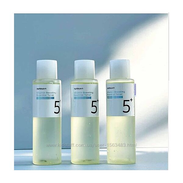 Numbuzin No.5 Vitamin Boosting Essential Toner  тонер з вітамінами
