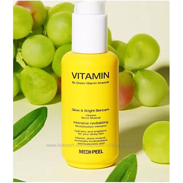 Вітамінна освітлююча сироватка для обличчя Medi-Peel Dr. Green Vitamin Ampo