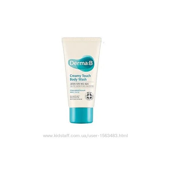 Ламелярний крем-гель для душу DermaB Creamy Touch Body Wash мініатюра 30 м