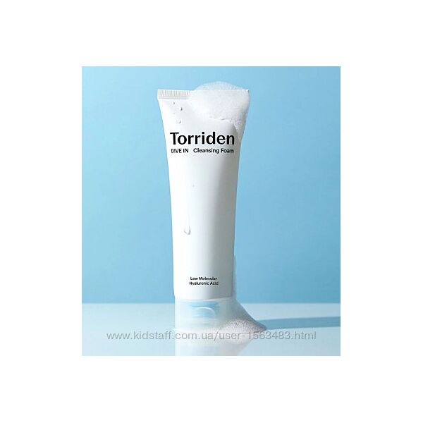 Torriden DIVE-IN Low Molecular Hyaluronic Acid Cleansingпінка для вмивання