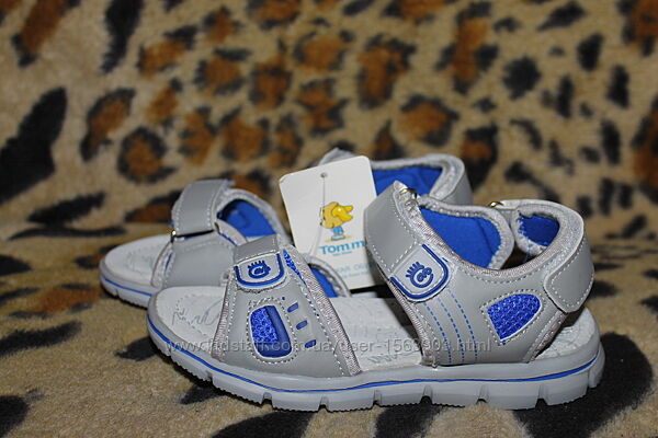 Детские разные открытые спортивные босоножки для мальчика том. м р.26-31