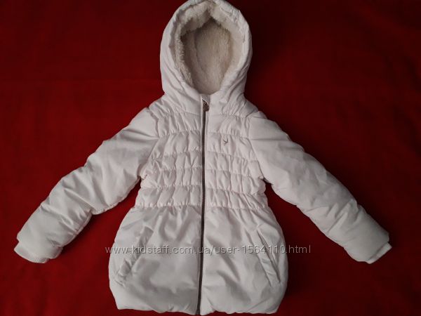 Теплая курточка young dimension на девочку 4-5 лет, 110 см