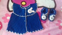 Кофтинка , шапочка і  пінетки гачком. 