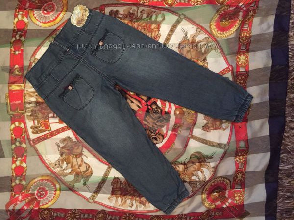 Теплі італійські джинси для дівчинки  4-6,5 років