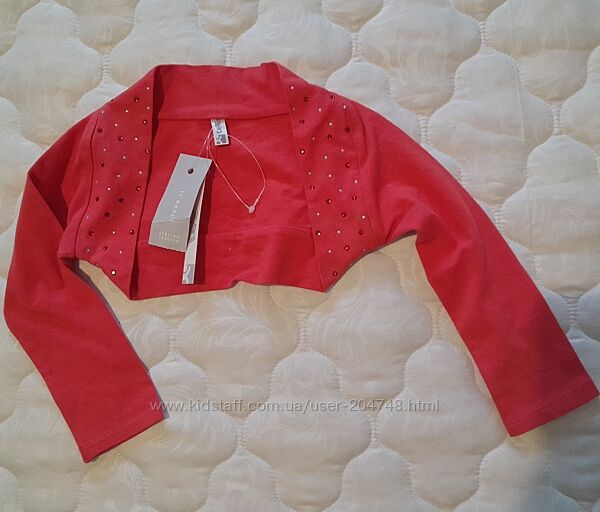 Idexe Италия Фирменное стильное нарядное красивое болеро на девочку