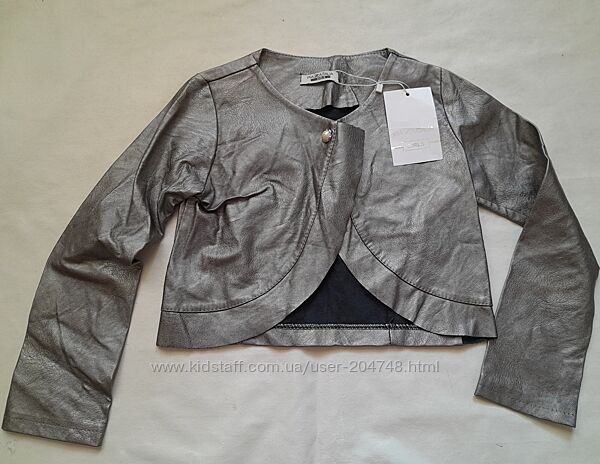 Piazza Italia Новый шикарнарный нарядный фирменный пиджак Накидка болеро