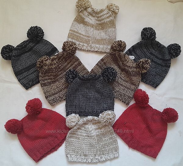 Joe Boxer Новая фирменная красивая стильная шапочка с ушками помпонами