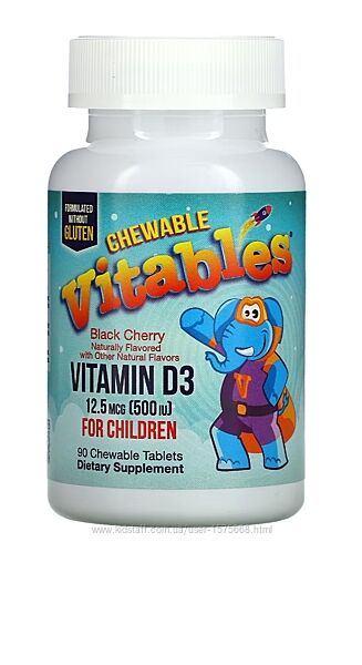 Vitables, Вітамін Д3 для дітей зі смаком черешні