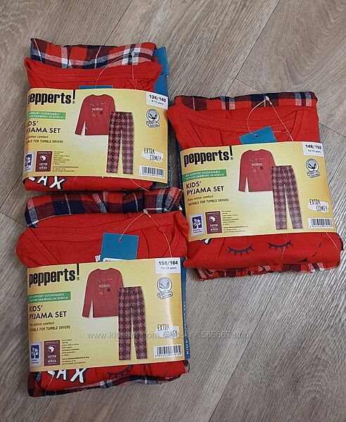 Піжама/домашній костюм на дівчаток Pepperts, 134- 164