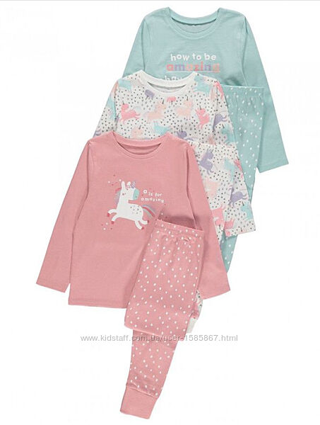 Піжама домашній костюм George, Англія на дівчинку