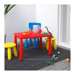 Стол и стулья ИКЕА IKEA Mammut Мамут для сада и дома