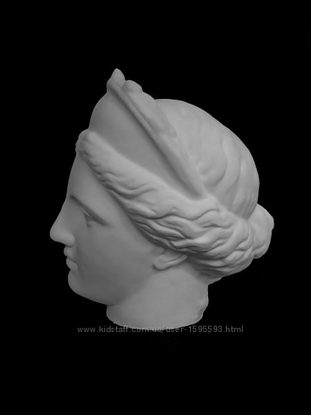 Голова гипсовая Венера Капуа в кокошнике 