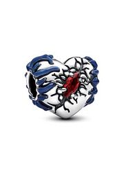 Срібна намистина Серце, що світиться в темряві Дивні Дива